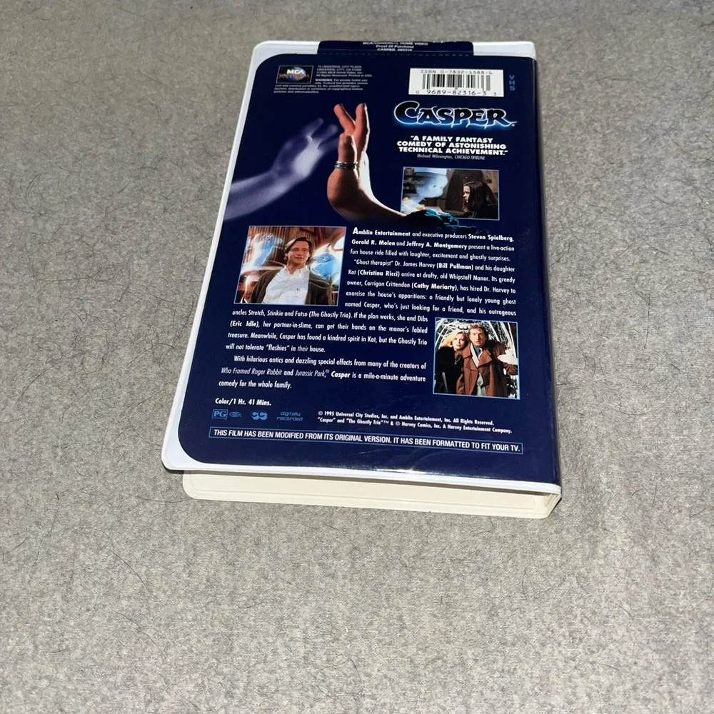 MCA Universal Casper VHS Movie 82316